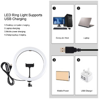 11.8 Led Ring Light Kit with Tripod and Phone Clamp thumbnail