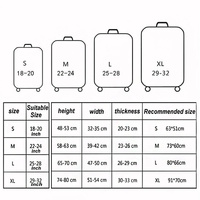 Xl Travel Luggage Cover - Dustproof Scratch-proof Elastic Sleeve - Fits 29-32 Inch Suitcases - Geometric Map thumbnail