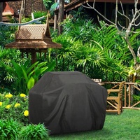 Waterproof Bbq Grill Cover - 210d Oxford Cloth - Dust-proof - Anti-uv - 100x60x150cm - Outdoor thumbnail