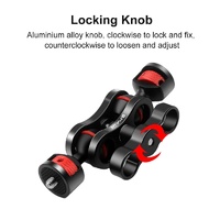 Universal Magic Arm With Ball Head Mount - Black thumbnail