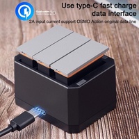 Led Indicator Usb Triple Batteries for Dji Action - Compact thumbnail