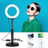 Curved Usb Led Ring Light for Selfie Beauty and Vlogging thumbnail