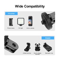 Metal Tripod Mount for Action Cameras - 1 / 4 Screw thumbnail
