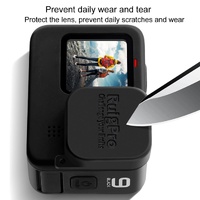 Soft Rubber Camera Lens Protective Cap for Gopro Hero10 / Hero9 - Scratch Resistant thumbnail