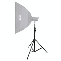 Aluminum Light Stand For Studio Flash - 1.9M Height - Black thumbnail