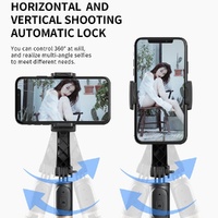 Bluetooth Gimbal Stabilizer with Remote and Tripod - Black thumbnail