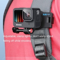 360 Degree Rotating Quick Release Backpack Strap Mount for Gopro Hero 12 thumbnail
