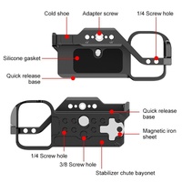 Aluminum Camera Cage For Sony Zv-E1 Stabilizer - Black thumbnail