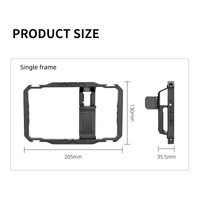 Vlogging Smartphone Video Rig - Metal Cage In Black thumbnail