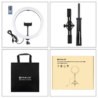 11.8 Rgbw Led Ring Light Kit with Mount Dual Phone Brackets and Remote Control thumbnail
