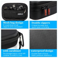 Diamond Texture Leather Storage Bag for Dji Mic - Pu Material thumbnail