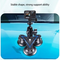 Universal Dual Suction Cup Mount for Action Cameras and Smartphones thumbnail