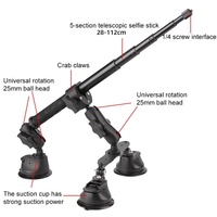Selfie Stick Kit with Dual Leg and Single Suction Cups thumbnail