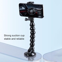 Flexible Suction Cup Mount with Phone Clamp - 1 / 4 Jaws thumbnail