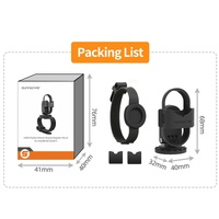 Insta360 Go 3s / Go 3 Sunnylife Camera Strap with Magnetic Mount and Silicone Wristband for Drone and Backpack - Black Stripe thumbnail