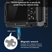 Sony Zv-E10 Ii Camera Cage Stabilizer - Black Metal thumbnail