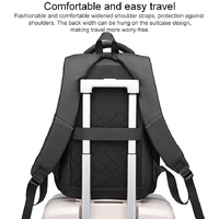 Multifunctional Oxford Laptop Backpack - Cxs-622 - Black thumbnail