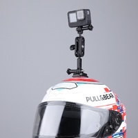360 Degree Pivot Motorcycle Helmet Mount for Magic Arm Adapter thumbnail