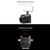 Universal Hot Shoe Damping Ball-Head Camera Bracket - Black thumbnail