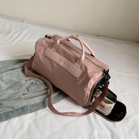 Large Sports Bag with Separate Shoe Compartment - Black thumbnail