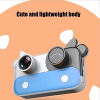 Mini Cartoon Digital Camera for Kids with Wifi - Brown thumbnail