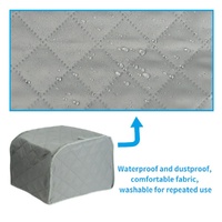 Small Home Bread Maker Dust Cover - Polyester Material - Gray thumbnail