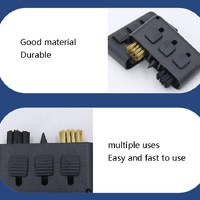 3-piece Portable Golf Groove Cleaning Brush - Black thumbnail