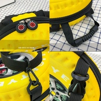 Kindergarten Shoulder Bag - Tire Shaped for Kids - Black thumbnail