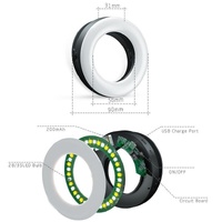 Selfie Ring Light for Mobile Phones - Beauty Enhancer - Black thumbnail