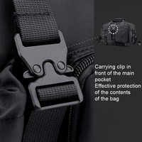 Large Capacity Men Shoulder Messenger Bag Fits Laptops Multi Functional - Grey thumbnail