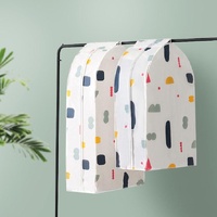 Small 3d Hanger Pocket Wardrobe with Dust Cover - Plus Sign thumbnail