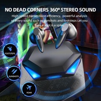 True Stereo Touch Gaming Bluetooth Earphones - G20 Tws 5.2 - White thumbnail