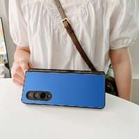 Aluminum Foldable Phone Case for Samsung Galaxy z Fold 4 - Black thumbnail