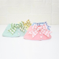 Pet Accessories Dog Small Shawl Bib Saliva Towel Triangle Scarf - Size M - Light Yellow thumbnail
