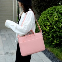 Versatile Laptop Shoulder Bag - Single Strap - Light Blue thumbnail