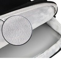 15.6 Inch Detachable Shoulder Laptop Bag - Thickened Polyester - Silver Gray thumbnail