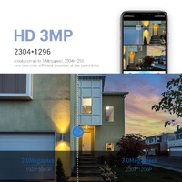 2Mp Dual Lens Dual Screen Wifi Camera With Two-Way Voice & Motion Detection Cloud Storage Support thumbnail
