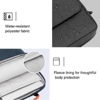 13 Inch Vertical Laptop Bag - Handheld Shoulder Crossbody - Pink thumbnail