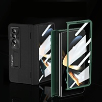 Foldable Full Body Case for Samsung Galaxy z Fold 4 / 5g - 360 Degree Folding - Black thumbnail