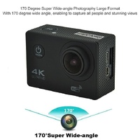 Waterproof 4k Action Camera for Cycling and Diving - Silver Grey thumbnail