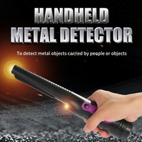 Outdoor Handheld Metal Detector for Treasure Hunting - Orange Purple thumbnail