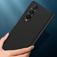 Foldable Skin Feel Case for Samsung Galaxy z Fold 4 / 5g - Orange thumbnail