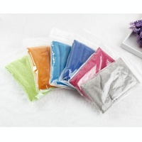 2-pack Enduring Ice Towels - Microfiber Fabric 30*100cm - Ideal for Gym and Sports - Burgundy thumbnail