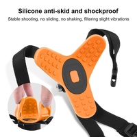 Universal Chin Strap Mount for Action Cameras - Orange thumbnail