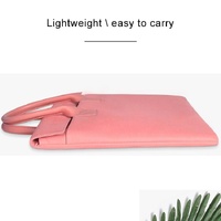 Universal 15.4 Soft Handle Laptop Bag for Macbook Samsung Sony Dell Alienware Chuwi Asus Hp - Portable & Wearable - Pink thumbnail