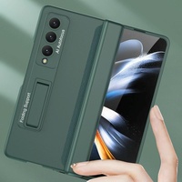 Foldable Magnetic Hinged Case for Samsung Galaxy z Fold 4 - Wine Red thumbnail