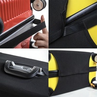 Yellow Elastic Luggage Dust Cover - Size l thumbnail