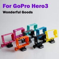 High Quality Tripod Mount for Gopro Hero4 / 3 / 3 - Pink thumbnail
