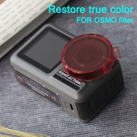 Round Lens Filter for Dji Action Camera - Pink thumbnail