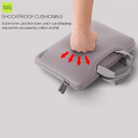 Portable Air Permeable Handheld Laptop Sleeve - 15.6 Inch - 41.5x30.0x3.5cm - Green thumbnail